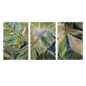 Beachcrest Home Sun Tipped Tropicals 3pc wrapped canvas set by Carol Robinson